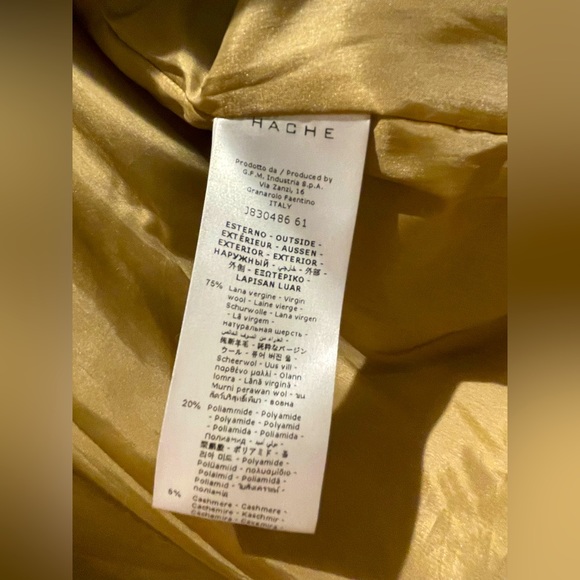 HACHE 🖤 Wool blend coat - Picture 5 of 7